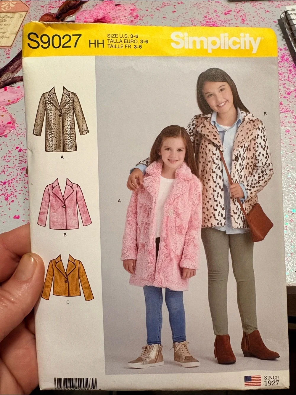 BN UNCUT SIMPLICITY 9027 HH SEWING PATTERNS GIRLS
